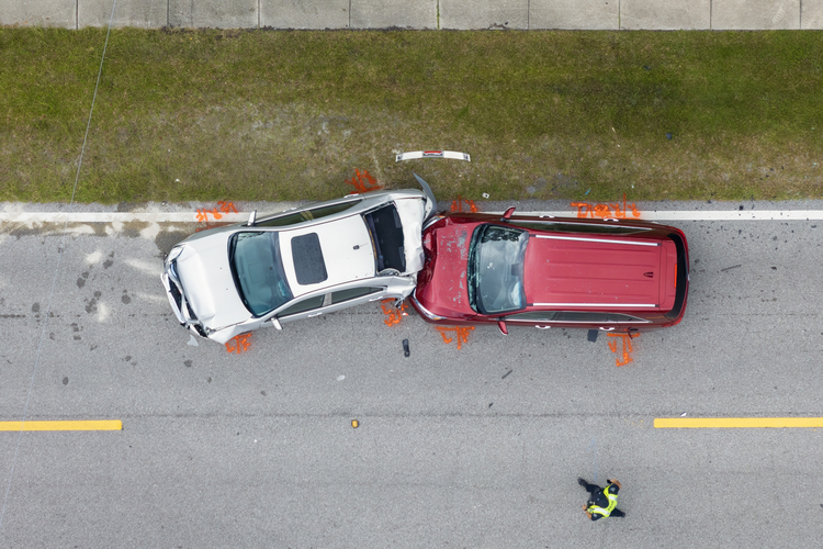 is a car accident a civil case